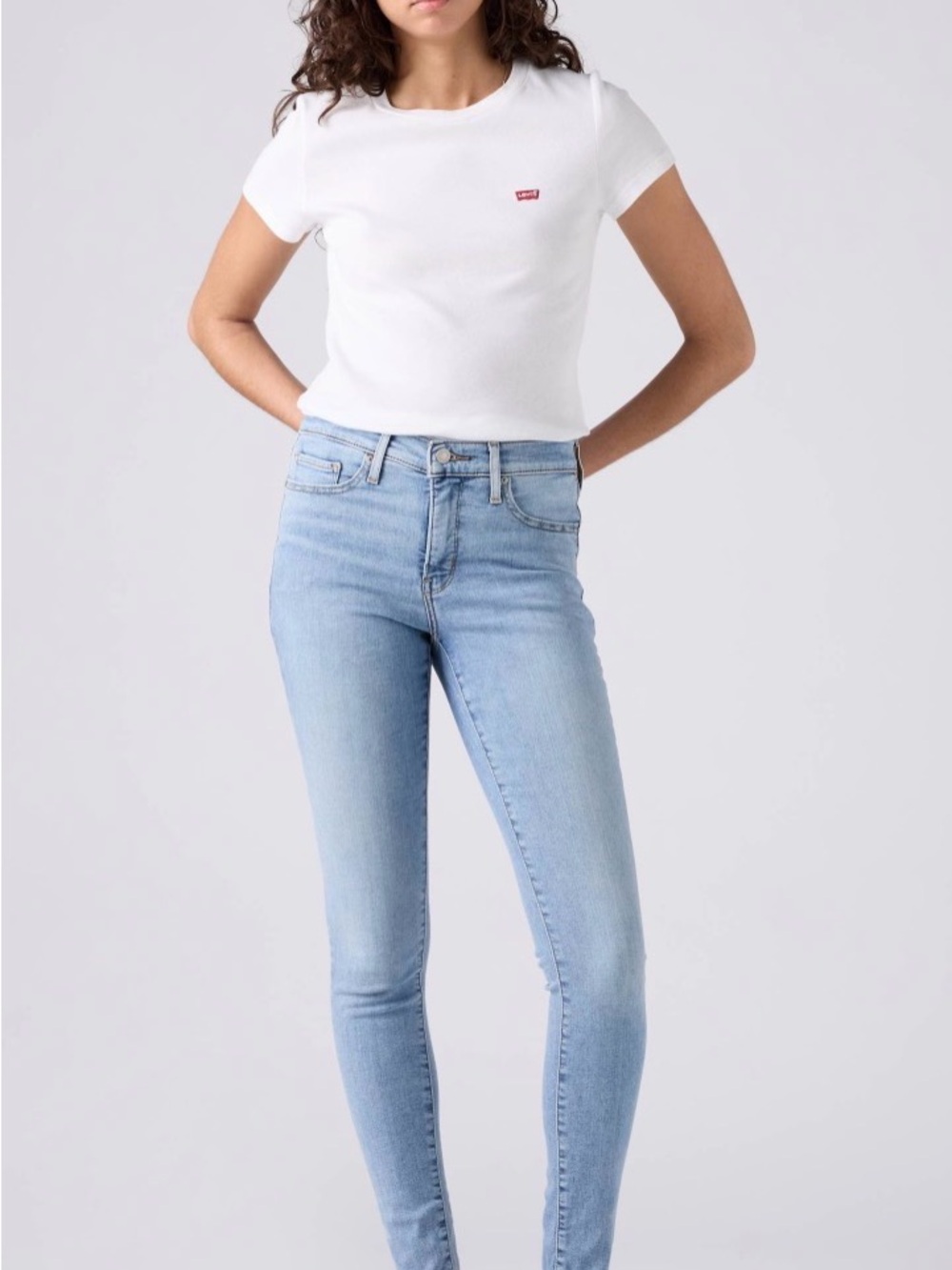 Levi’s 310 Shaping Super Skinny Jeans Light Blue Wash